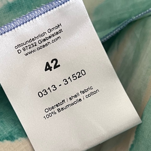 Odeeh Tuckernuck Multicolor Watercolor Maxi Dress NWT 42 - Picture 8 of 11